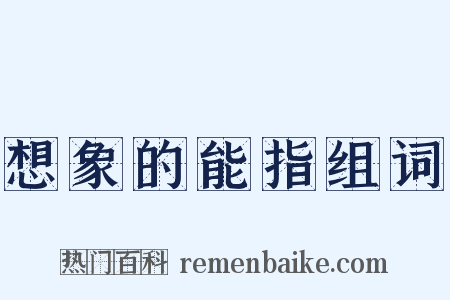 想象的能指组词是什么意思的图片